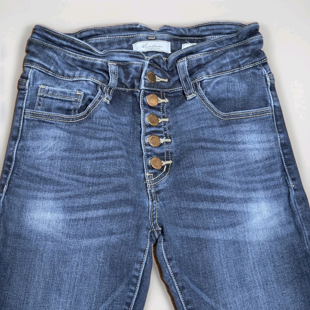 KanCan High Rise Sculpting Jeans Button Fly Dark Wash Stretch Womens 27 VBK1767S - Picture 5 of 15